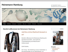 Tablet Screenshot of heinemann-hamburg.de